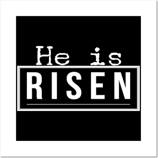 He Is Risen Cool Inspirational Easter Christian Posters and Art